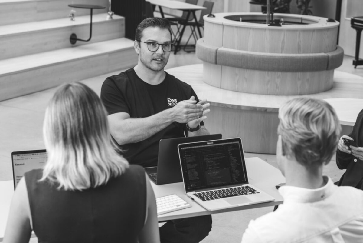 Resappi team working at the office